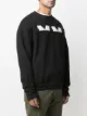 Maison Margiela half logo cotton sweatshirt
