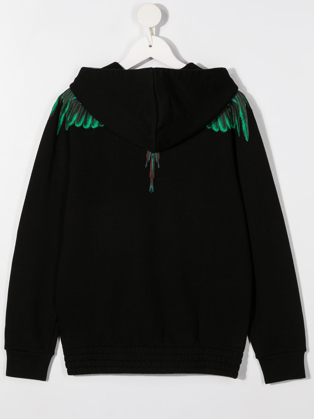 фото Marcelo burlon county of milan kids худи на молнии принтом wings