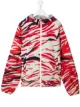 Image 1 of Moncler Enfant tiger stripe-print jacket