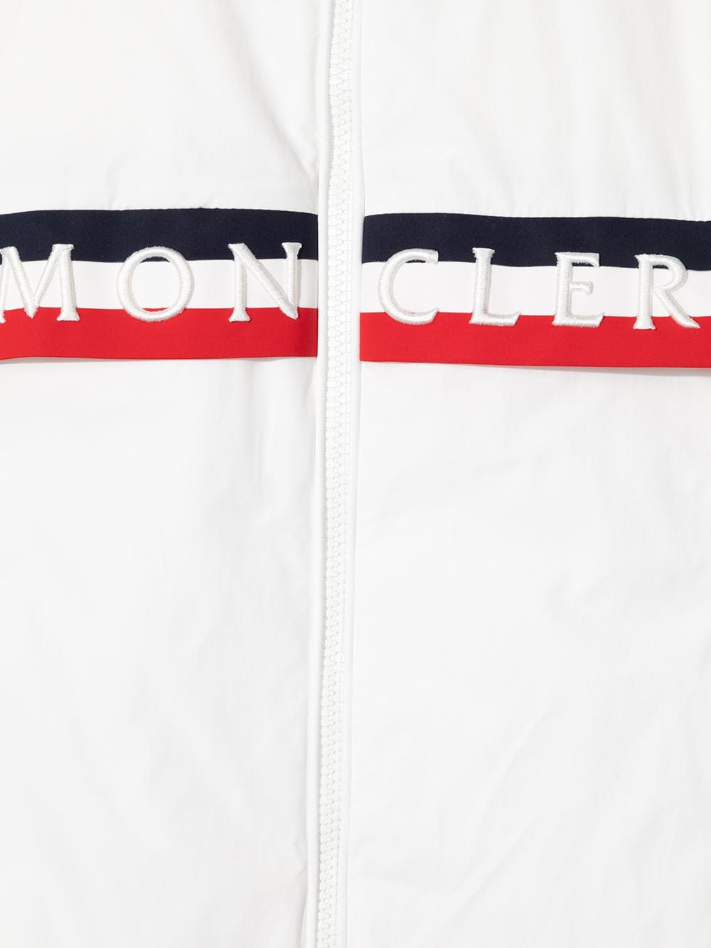 Shop Moncler Olargues Logo-print Parka In White