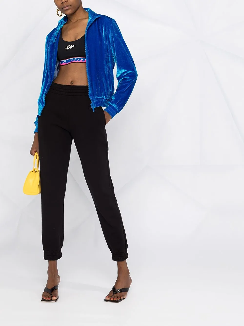 Image 2 of Off-White Athleisure logo bra top