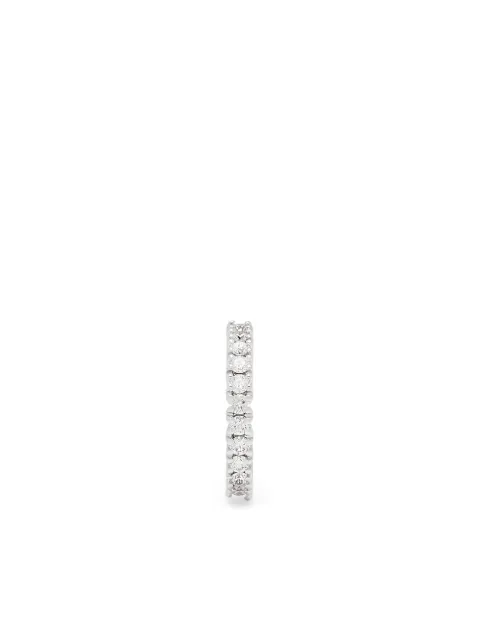Delfina Delettrez 18kt white gold diamond 1987 tennis stud earring
