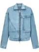 Image 1 of PortsPURE oversized zipped denim jacket