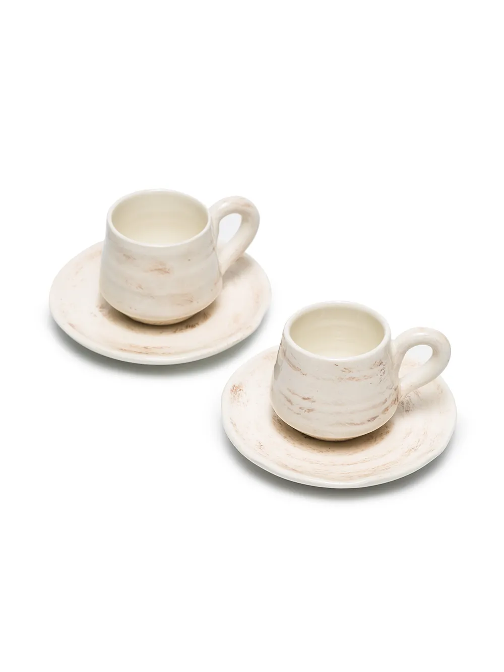 Click to view more detailed imagery on our partner's website Brunello Cucinelli Painted Detail Coffee Set In Neutrals