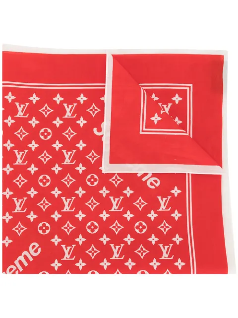 Louis Vuitton pañuelo con monograma 2017 pre-owned de Louis Vuitton Pre-Owned x supreme