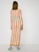 Dodo Bar Or vertical-stripe midi shirtdress
