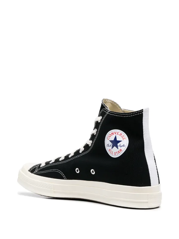 Alexander McQueen, Black classic heart sneakers