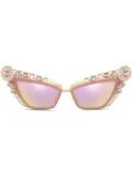 Dolce & Gabbana Eyewear Christmas cat-eye frame sunglasses - Pink