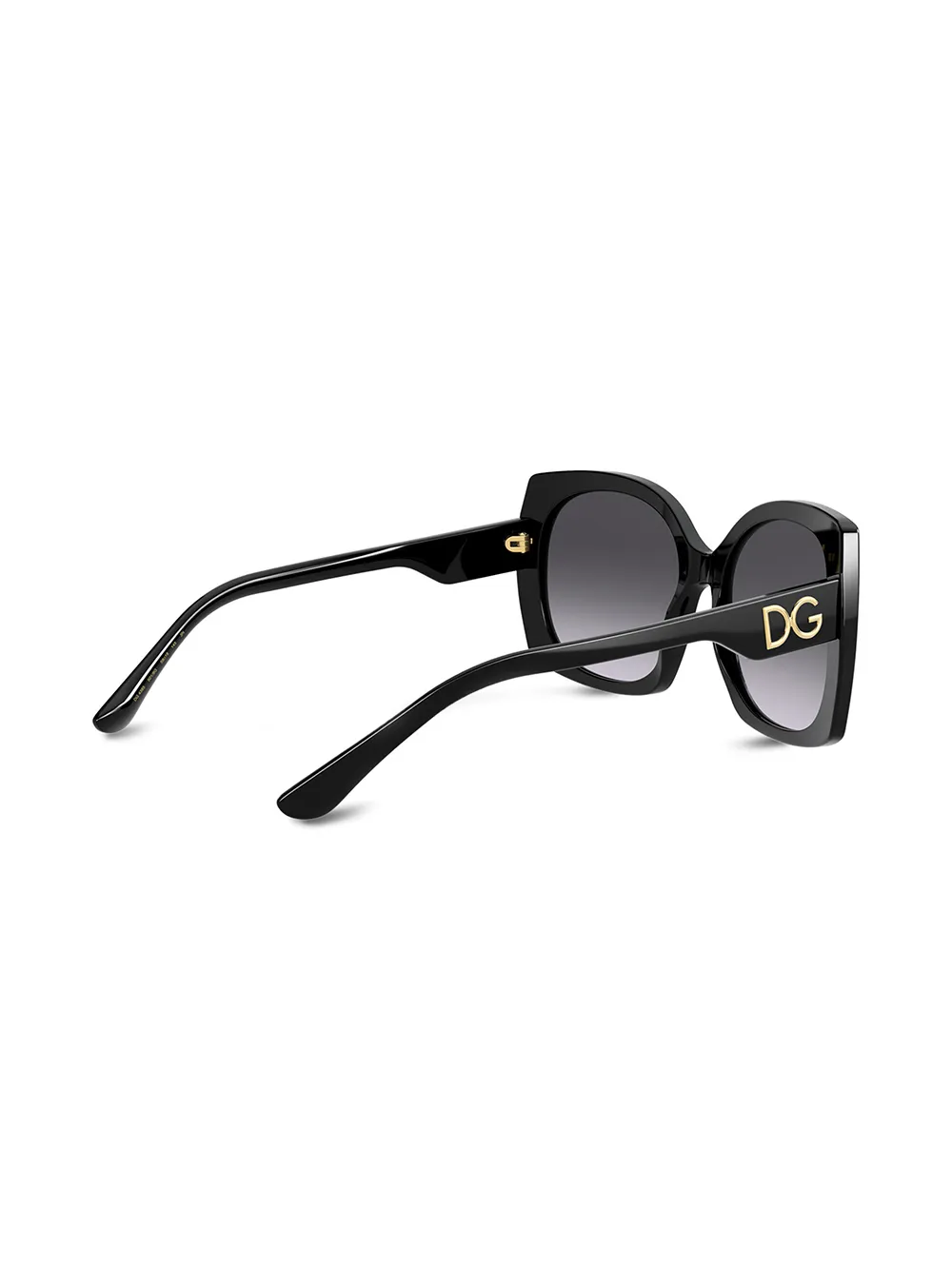 Shop Dolce & Gabbana Family Oversized-frame Sunglasses In Black