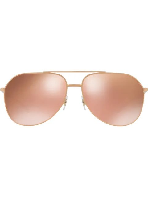 Dolce & Gabbana Eyewear pilot-frame tinted sunglasses