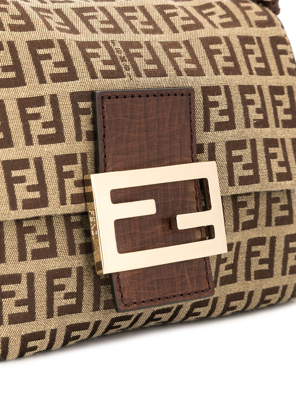 фото Fendi pre-owned сумка-тоут mamma baguette с узором zucchino