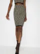 Image 2 of Balmain monogram jacquard skirt