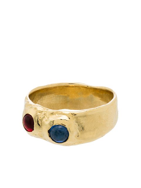 Mondo Mondo Felt stone-embellished ring