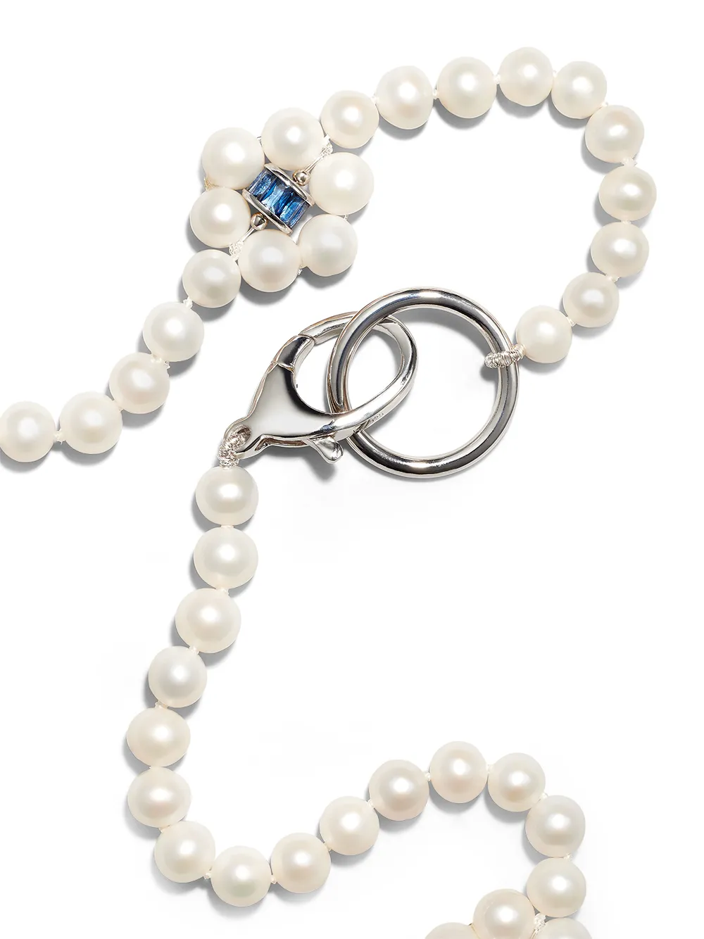 Shop Hatton Labs freshwater pearl embellished necklace with Express