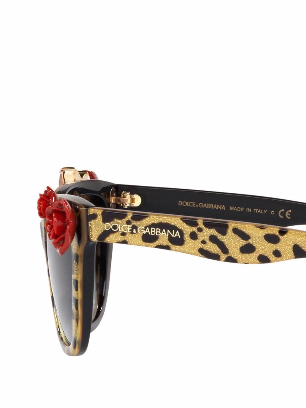 Shop Dolce & Gabbana Blooming Cat-eye Sunglasses In Grau