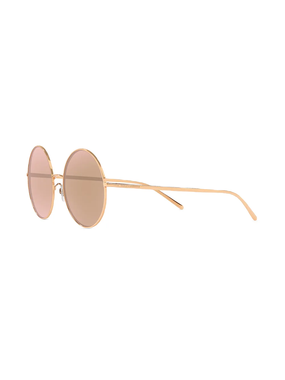 фото Dolce & gabbana eyewear солнцезащитные очки в круглой оправе