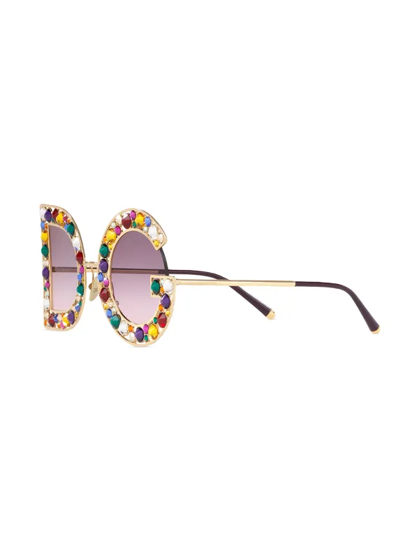 Dg 2025 glitter sunglasses