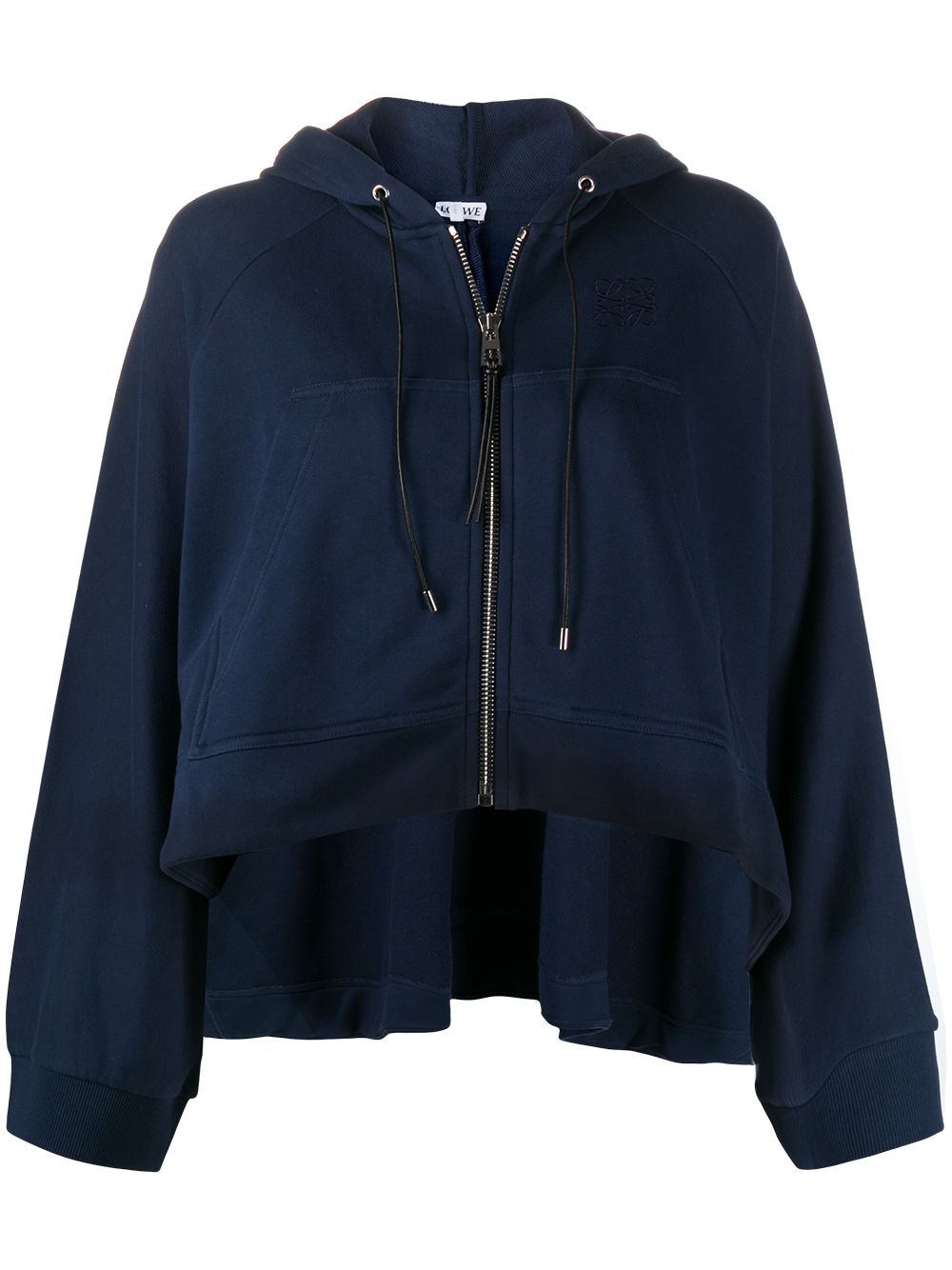 фото Loewe oversized zip-up hoodie