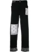 Image 1 of Barrie cashmere bandana boyfriend-cut trousers