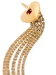 Mondo Mondo heart-motif crystal drop earrings