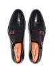 Santoni туфли монки с пряжками