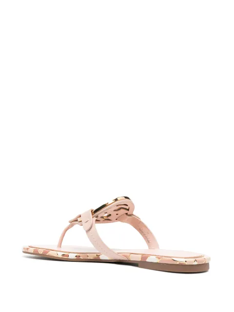 tory burch miller enamel sandals