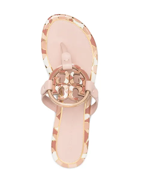 tory burch miller enamel sandals