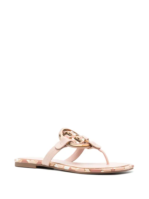 tory burch miller enamel sandals