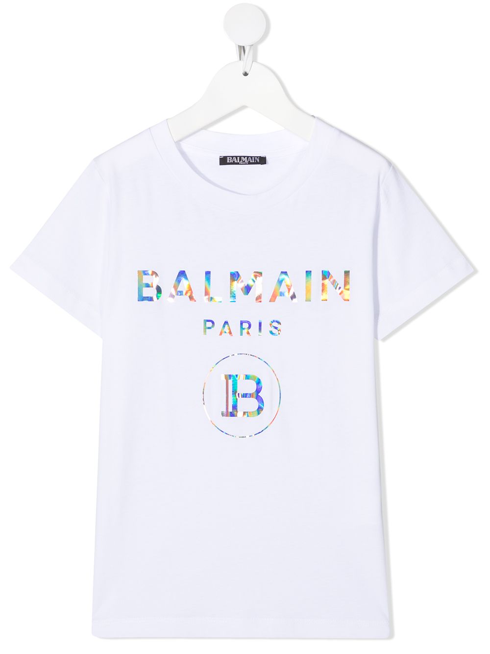 фото Balmain kids футболка с принтом