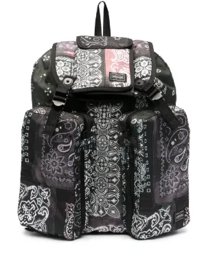 paisley print backpack