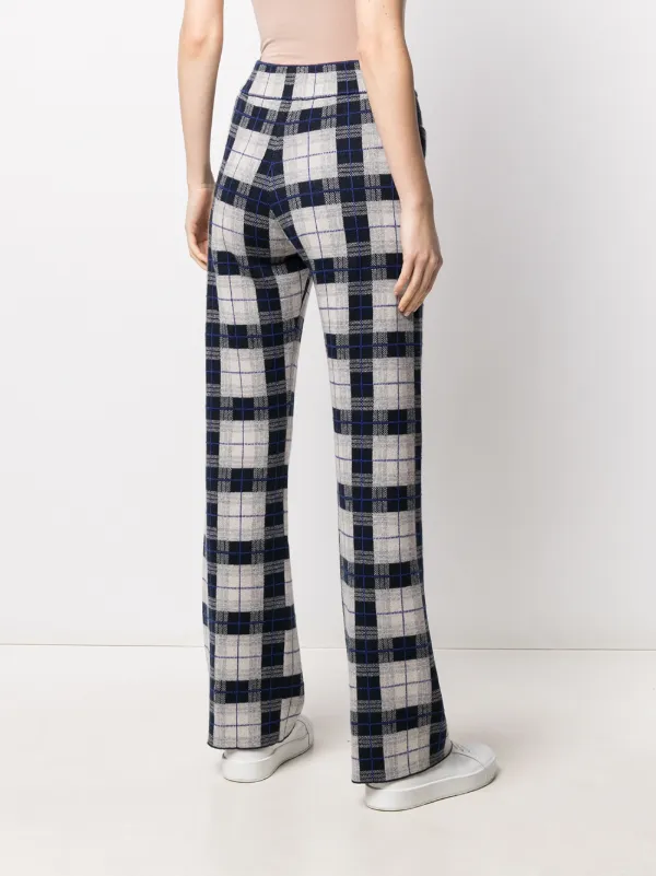 Barrie Tartan Jacquard straight-leg 
