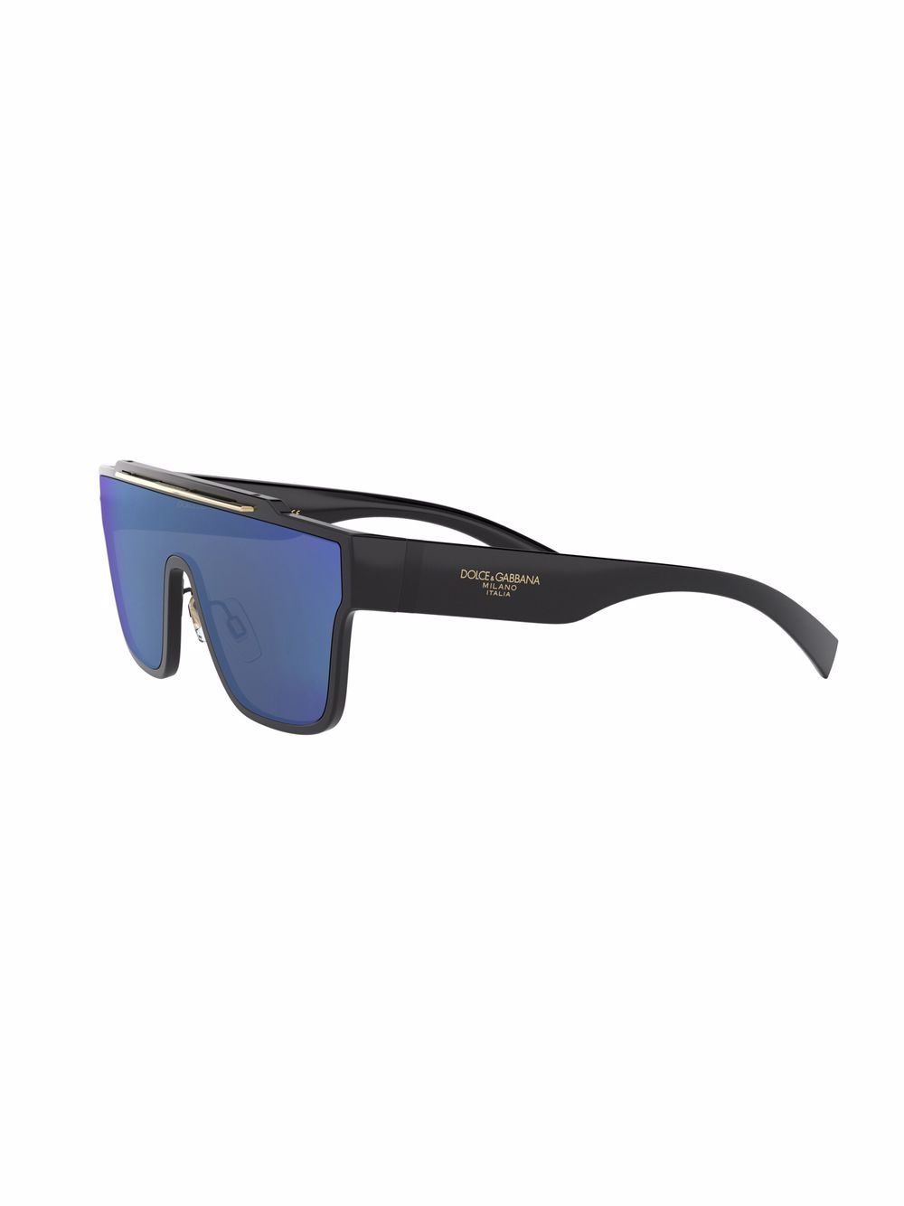 Shop Dolce & Gabbana Square-frame Sunglasses In Blue