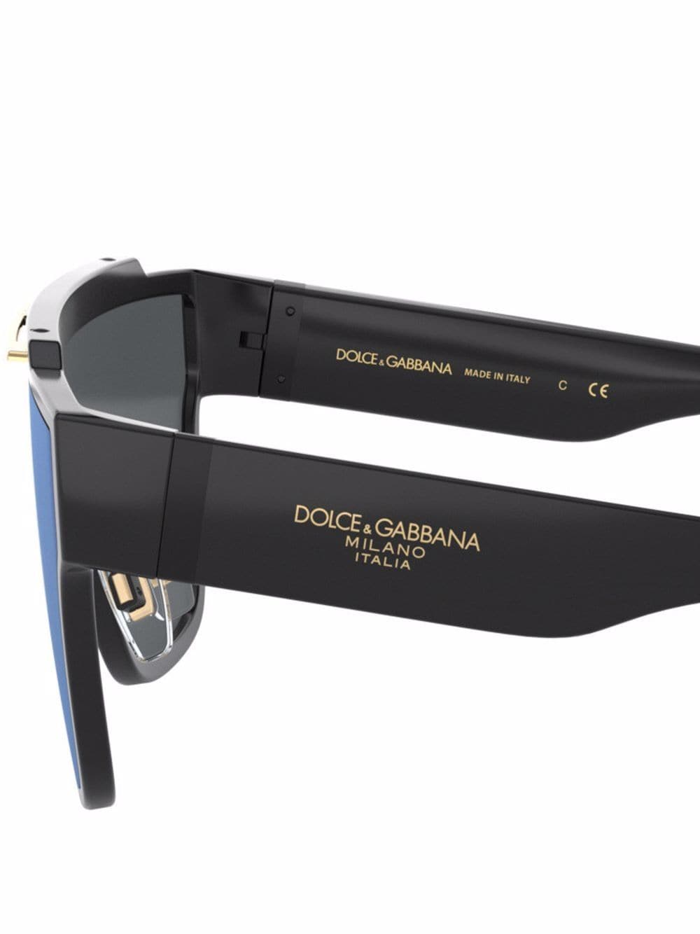 Shop Dolce & Gabbana Square-frame Sunglasses In Blue