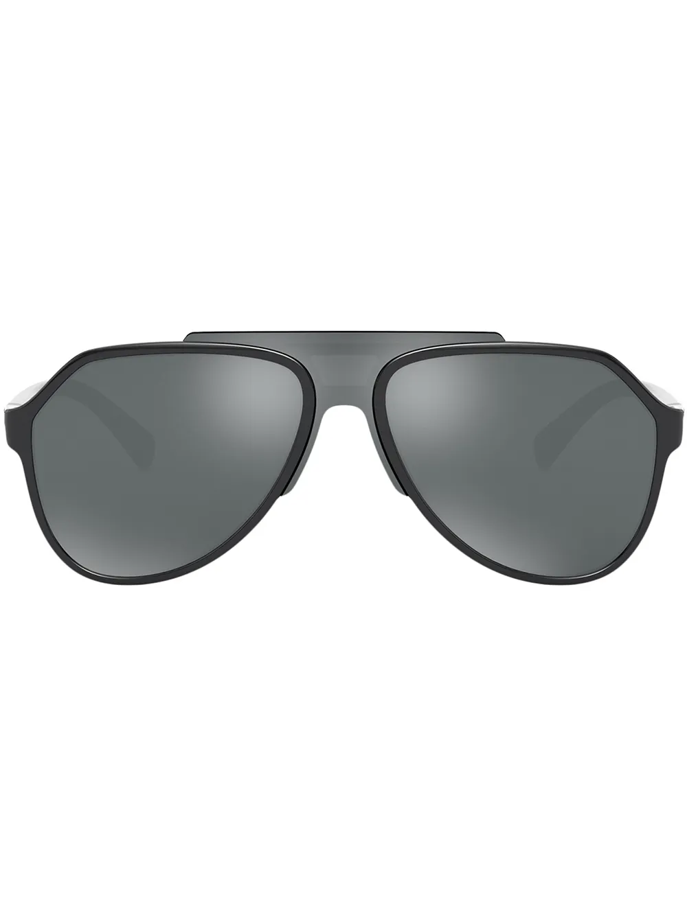 

Dolce & Gabbana Eyewear lentes de sol con armazón aviador - Gris
