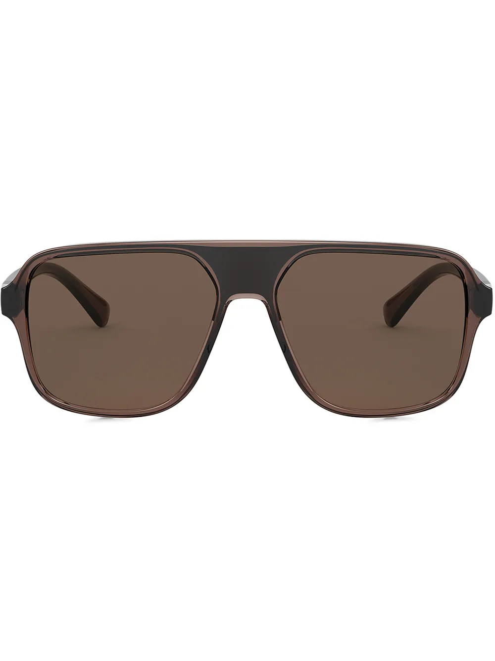 

Dolce & Gabbana Eyewear lentes de sol Step Injection - Marrón