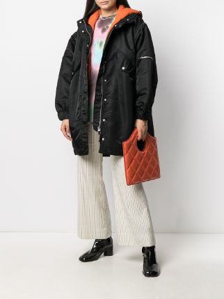 oversized hooded coat展示图