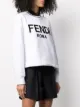 Fendi sudadera con logo estampado