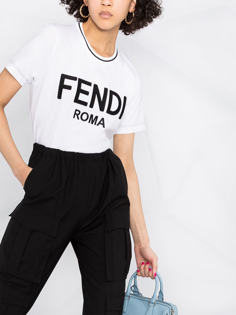 фото Fendi футболка с логотипом