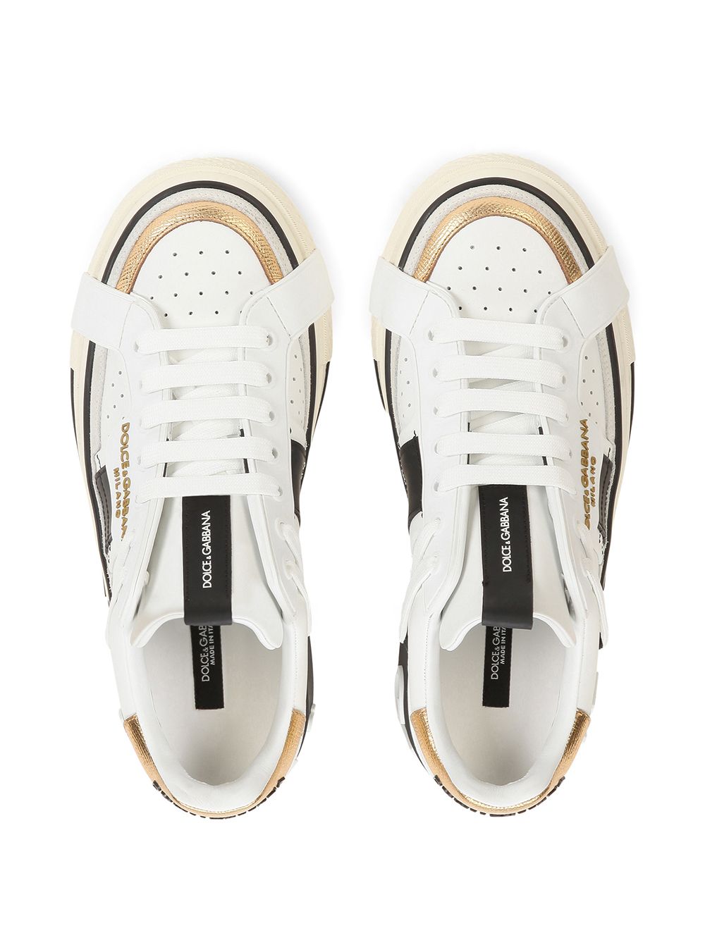 Dolce & Gabbana 2.Zero Custom Leather Sneakers - Farfetch