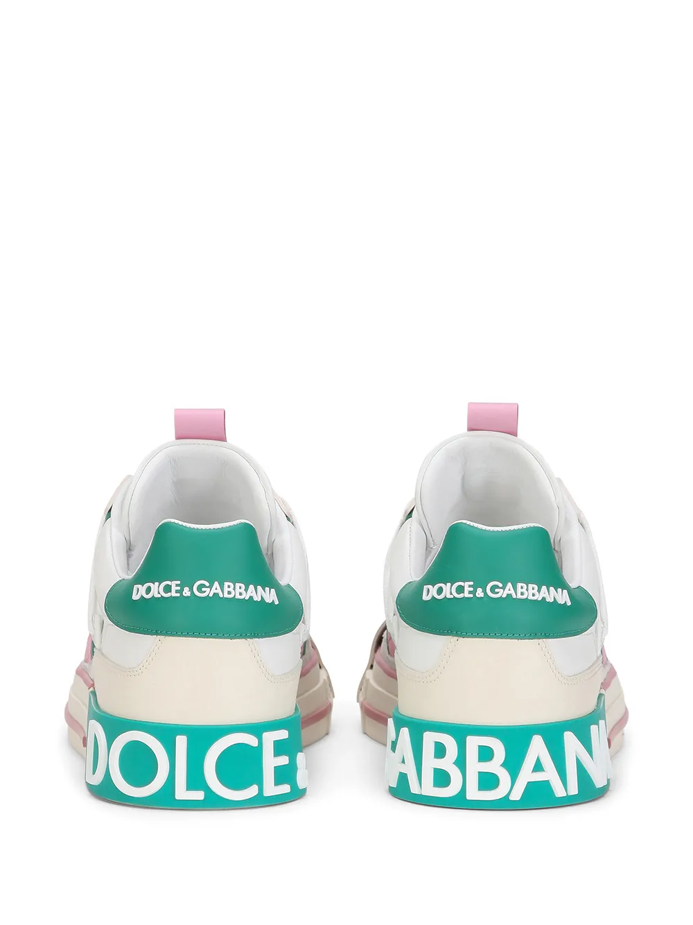 фото Dolce & gabbana кроссовки в стиле колор-блок