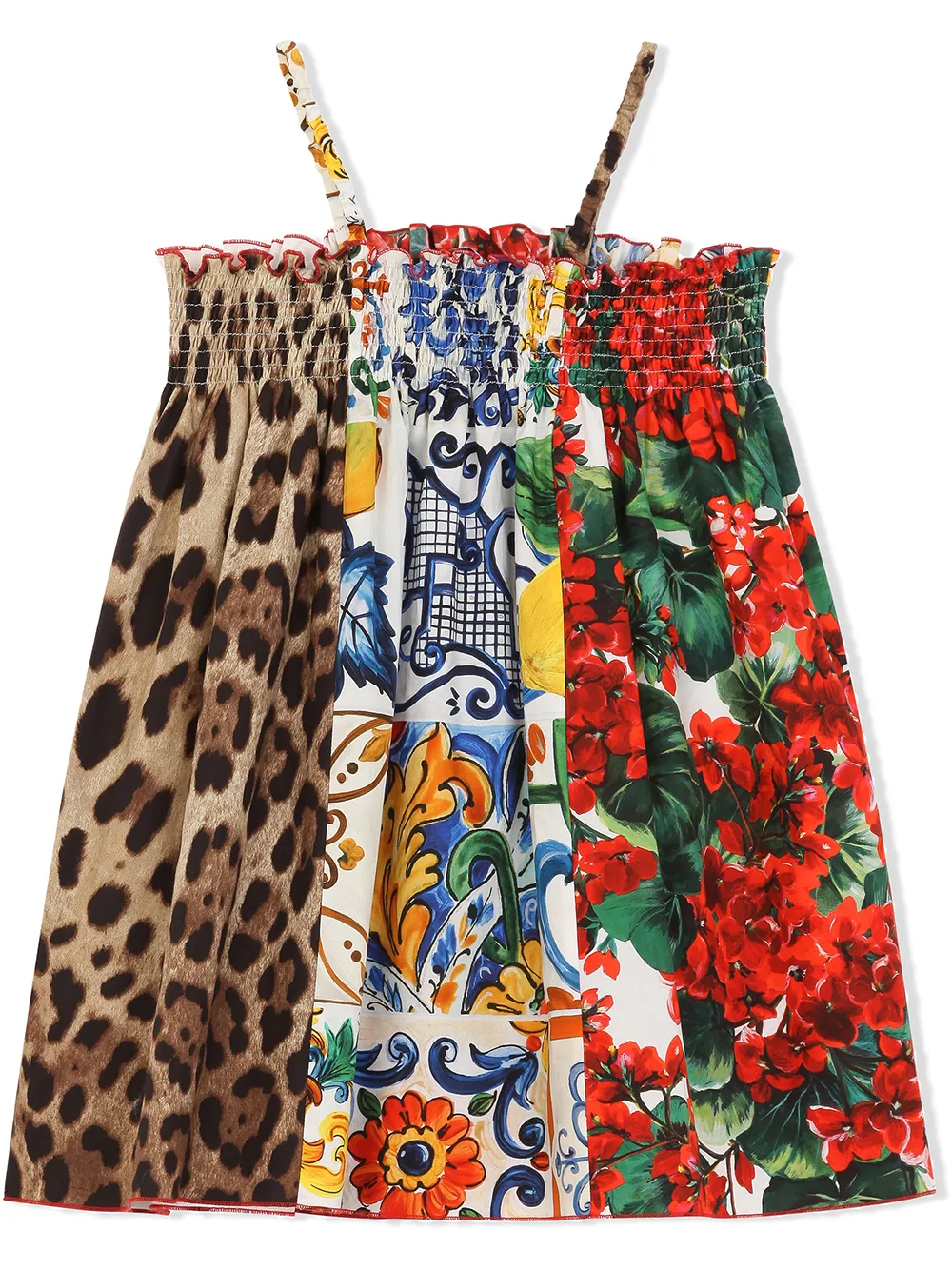 фото Dolce & gabbana kids платье с принтом