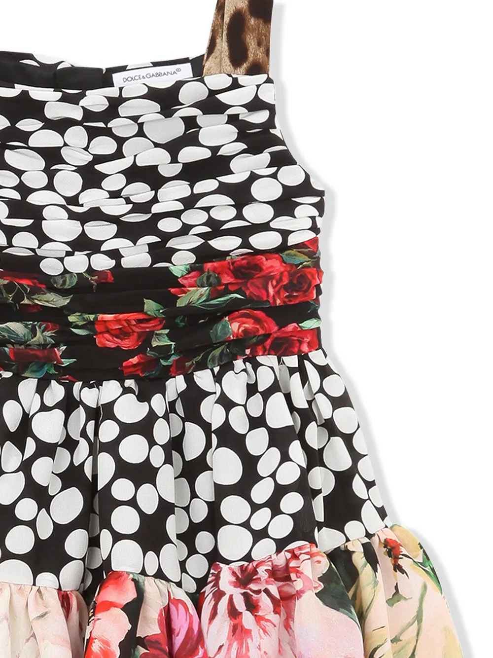 фото Dolce & gabbana kids платье с принтом