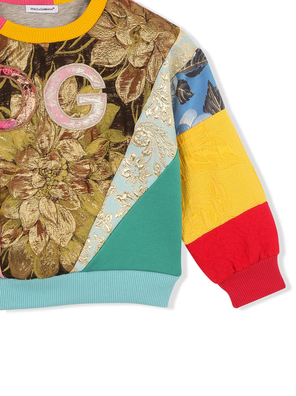 фото Dolce & gabbana kids толстовка с нашивкой-логотипом