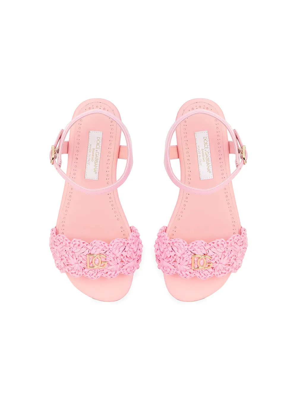 фото Dolce & gabbana kids сандалии с логотипом
