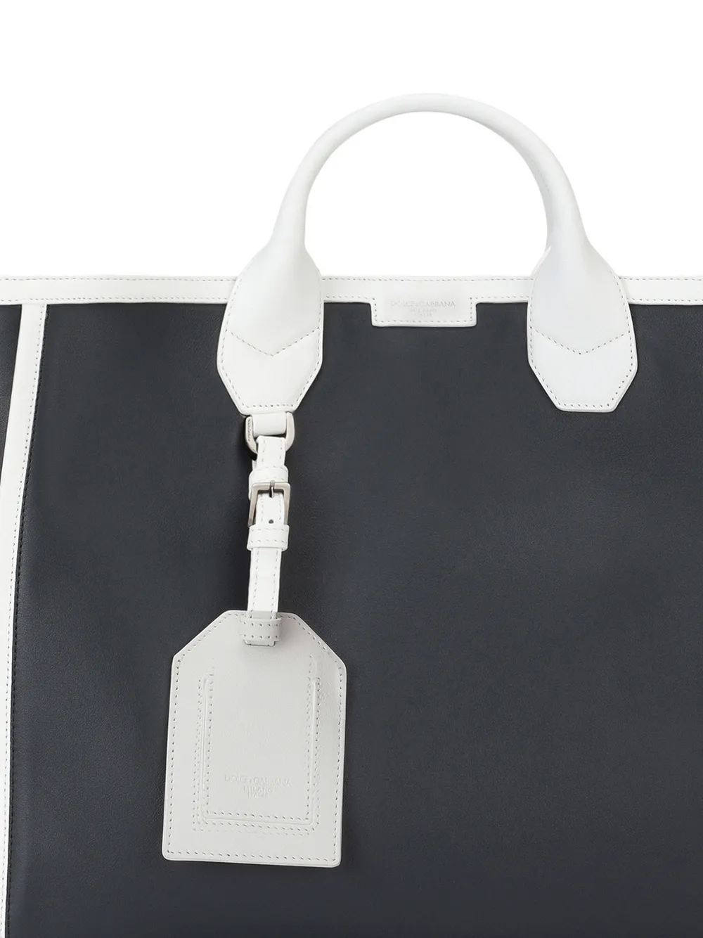 фото Dolce & gabbana двухцветная сумка-тоут