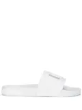 Dolce & Gabbana DG Millenials beach slides - White