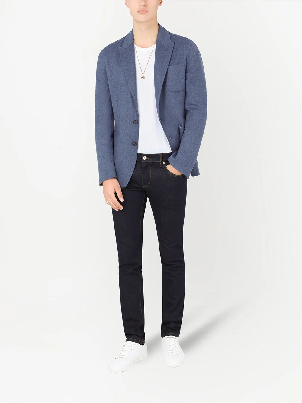 Dolce & Gabbana Deconstructed virgin wool blazer | Hooded Jackets | Image 2