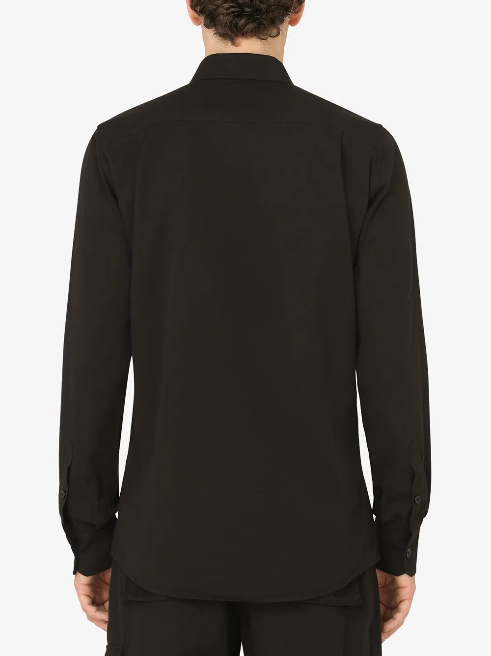 фото Dolce & gabbana рубашка с карманами и логотипом