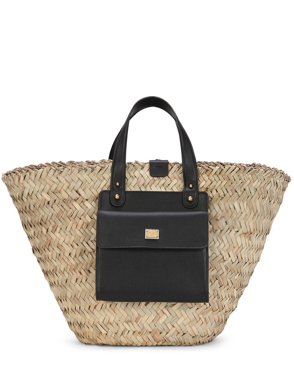 dolce and gabbana straw handbag