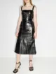 Afbeelding 2 van Alexander McQueen Midi-jurk met vierkante hals